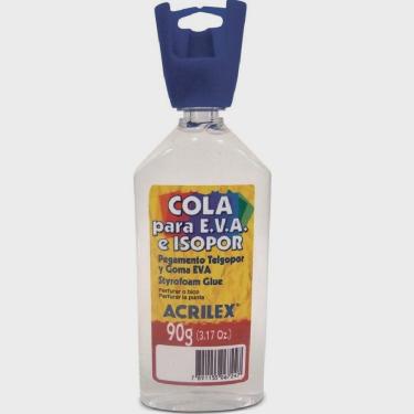 Imagem de Cola Liquida eva e Isopor Transparente 90g 1 un Acrilex