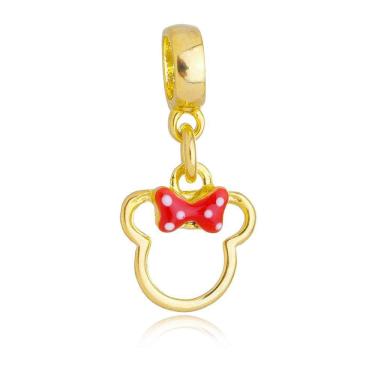 Imagem de Pingente Berloque Minnie Pandora Banhado a Ouro 18k - Premium