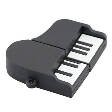 Imagem de 8GB Piano Modelo USB 3.0 Flash Drive Flash Drive 3.0 Pen Drive USB Jump Drive Memory Stick Zip Drive USB - Preto