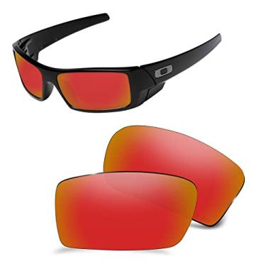 Imagem de AOZAN Lentes de reposição ANSI Z87.1 para óculos de sol Oakley Gascan - Electric Crimson
