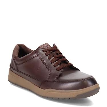 Imagem de Rockport Tênis masculino Bronson Lace to Toe, Couro marrom escuro, 44