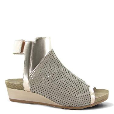 Imagem de Sandália feminina NAOT, Perf. Stone Nubuck/Rose Gold Lthr/Stone Nubuck, 9