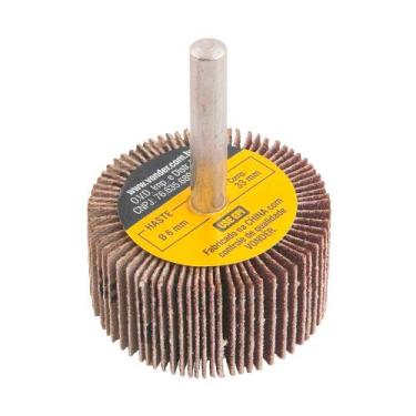 Imagem de Lixa Circular Roda Pg 40 X 20 Mm Gr120 - 06 Unidades - Vonder