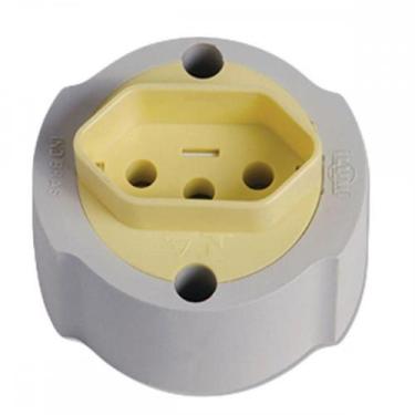 Imagem de Tomada Externa Ilumi 2P+T. 20A Grande 16511 ./ Kit Com 10 Peças