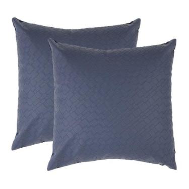 Imagem de Kit 02 Capas de Almofada Trendy material sintético em Relevo Jolitex, 