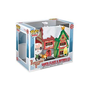 Imagem de Papai Noel -Santa Claus & Nutmeg with House Funko Pop