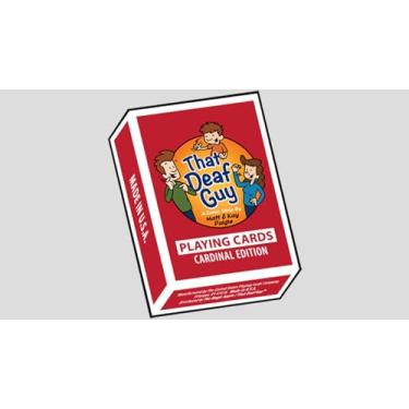 Imagem de Murphy's Magic Supplies, Inc. That Deaf Guy RED Cardinal Edition Playing Cards