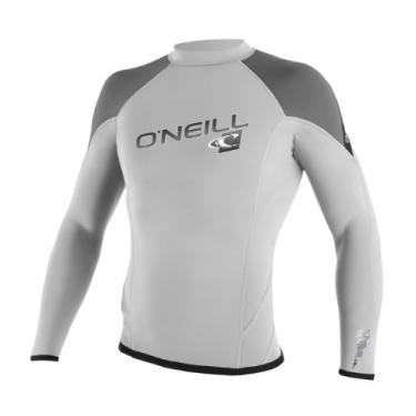 Imagem de O'Neill Roupas de mergulho Hyperfreak 1,5 mm manga comprida, pederneira/met/preto, médio