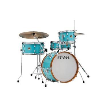 Imagem de Bateria Shell Pack (4 Tambores) Azul Aqua Blue Tama Club-Jam LJK48S-AQ
