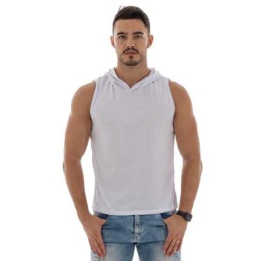 Imagem de Camiseta Regata Capuz Masculina Machão Academia Treino - DuMineiro, Br