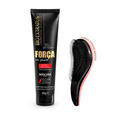Imagem de Máscara Força com Pimenta Bio Extratus 90g +Escova Mágica