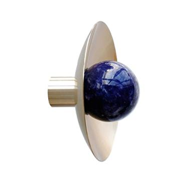 Imagem de Puxador de armário de gaveta de cozinha de latão puxadores de cristal rosa puxadores de armário de hardware 1 peça fangdanwang (cor: C-2332-Lanwen-L)