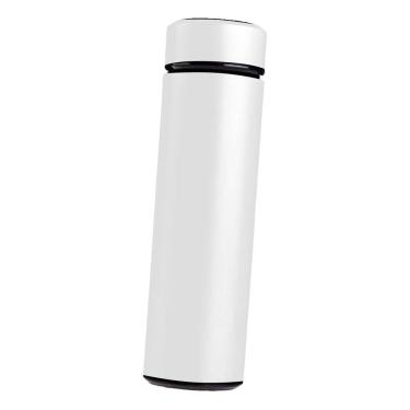 Imagem de Garrafa Térmica Inox 500ml Quente Frio Tampa Branco Nº5