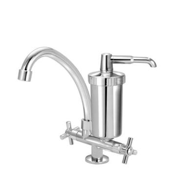 Imagem de Torneira Bica Móvel Com Filtro Abs Cromado Mesa Slim 1/4V - Modelar