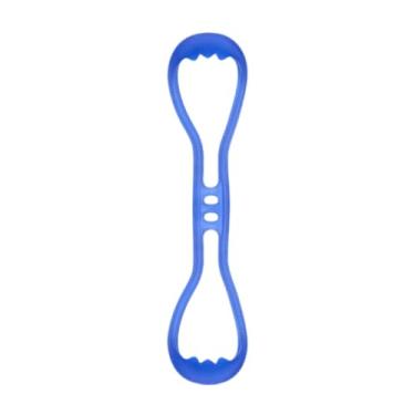 Imagem de Deevoka Figura 8 Faixa de Resistência Braço Exercitador Alongamento Treino Maca Portátil Faixa Elástica para Academia em Casa Escritório Ioga Pilates, Azul