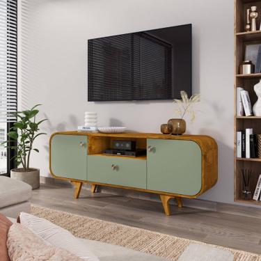 Imagem de Rack Noronha Naturalle/Off White – Bechara Móveis