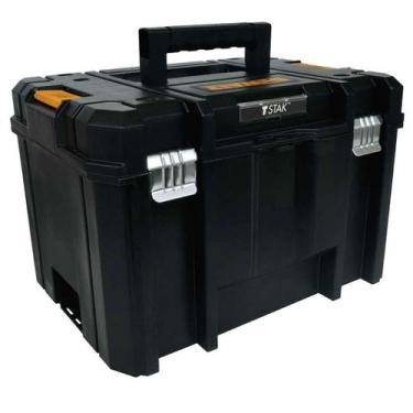Imagem de Caixa Organizadora Tstak Com Fecho Metálico Dewalt DWST17806