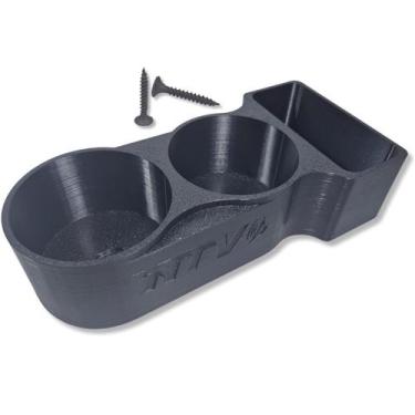 Imagem de Console central gm celta prisma com compartimento para 2 copos e porta