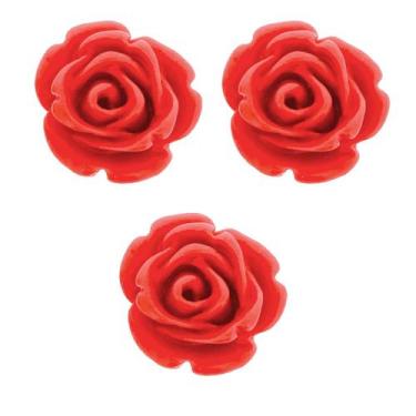 Imagem de Firma p/ Guia Rosa Vermelha Resina Pequena Umbanda Candomblé - renato