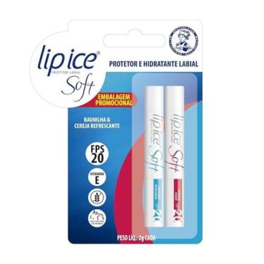 Imagem de Kit lip ice soft baunilha e cereja