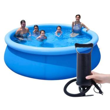 Imagem de Piscina Inflável Redonda C/Borda 4760L + Bomba Inflável - Sun Way