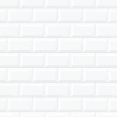 Imagem de Papel de Parede 3D Tijolos Metrô Branco 57x270cm - Quartinhos