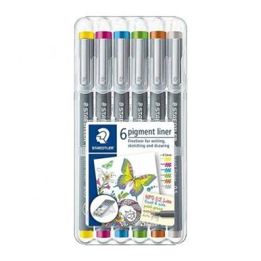 Imagem de Est Fineliner Pigment Liner 0.5Mm C/6 Staedtler