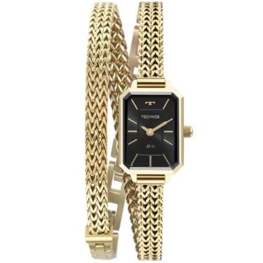 Imagem de Relógio Technos, Pulseira de Aço Inoxidável, Feminino Dourado 5Y20IX/1P