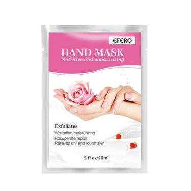 Imagem de Máscara de mão branca hidratante esfoliante peeling remover máscara de