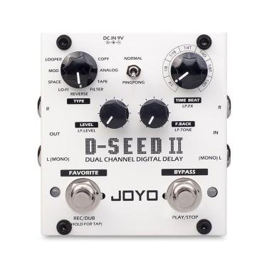 Imagem de Pedal Joyo D-Seed 2 Delay Digital Estéreo Stereo Com Looper