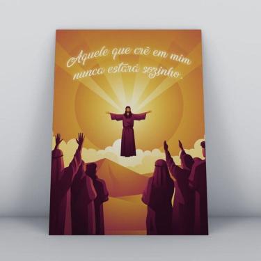 Imagem de Quadros TAC religião Cristã 014 - 20x30cm - Colorido - MDF