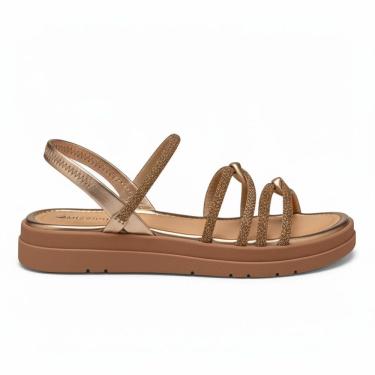 Imagem de Sandalia Papete Feminina Mississipi Tiras Strass MI718