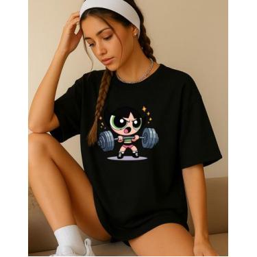 Imagem de Camiseta Super Poderosas Feminina T-shirt Academia Treino - Genérica, 