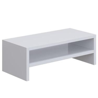 Imagem de Suporte Para Monitor Stand Home Office Lap L03 Branco - Lyam Decor