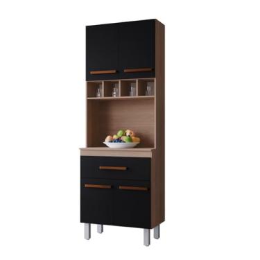 Imagem de Paneleiro Para Cozinha Com 4 Portas Com Espaço Adega E Forno Vt