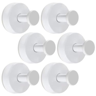 Imagem de Vasphire Ganchos resistentes com ventosa para parede de chuveiro - Ganchos adesivos de banheiro de aço inoxidável para pendurar, sem furadeira para porta de vidro, espelho, azulejo, superfície não