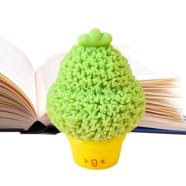 Imagem de Plantas falsas | Estética em miniatura de resina fofa | Decorações de mesa de plantas falsas pequenas - para mesa, quarto, sala de estar, cozinha, prateleira, armário, Natal, inauguração de casa