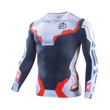 Imagem de Camiseta De Compressão Impressa Em 3D Dos Vingadores Para Mulheres, Ma