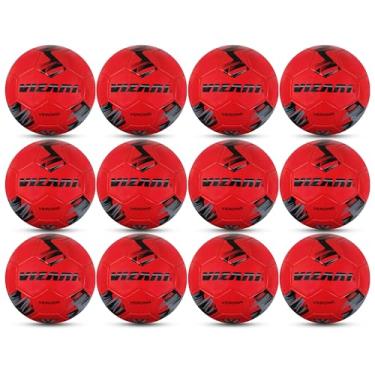 Imagem de Vizari Bola de futebol Verona | Bola de futebol ao ar livre com revestimento TPS durável e bexiga butílica reforçada | Bola de futebol juvenil ideal para prática (pacote com 1,6 e 12)