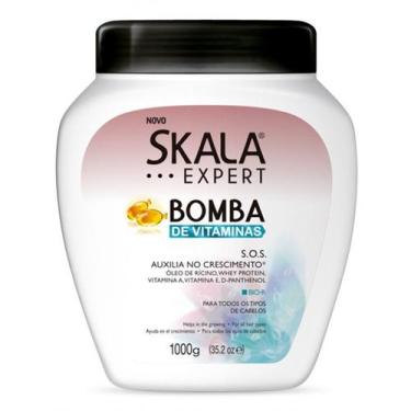 Imagem de CREME DE TRATAMENTO SKALA 1KG BOMBA DE VITAMINAS - Hidratação Intensa