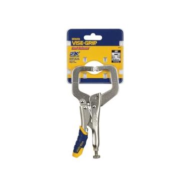 Imagem de IRWIN Ferramentas VISE-GRIP Travamento C-Clamps, Liberação Rápida, Ponta Regular, 15.2 cm (17T)