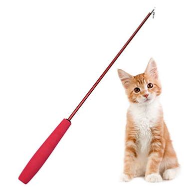 Imagem de Pau de Brincadeira Interativo para Gato DIY Exercício Brinquedos Catcher Saúde Mental Diversão Suprimentos Pets