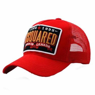 Imagem de Boné de beisebol DSQUARED2 1995 para homens de tamanho ajustável preto