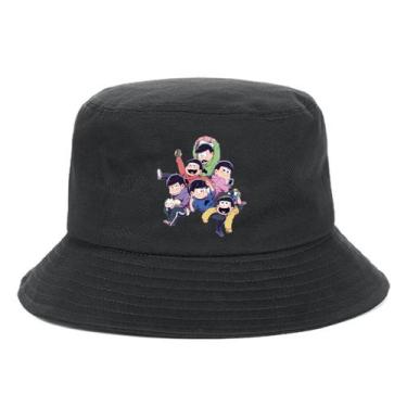 Imagem de Chapéu de pescador Mr. Asong Anime Folding Sun Fishing Hat Buck - yiwe