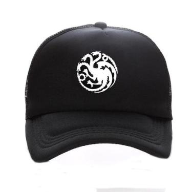 Imagem de Boné de beisebol Jogos de chapéus Thrones Houses Targaryens Targaryen 