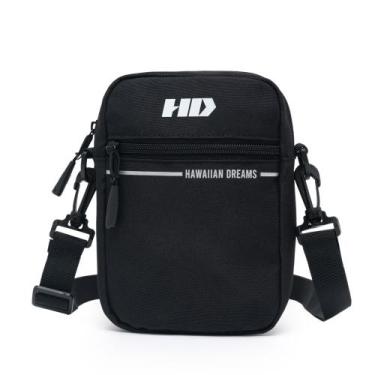 Imagem de Bolsa Transversal Masculina Shoulder Bag Reforçada Preta - HD, U, Pret