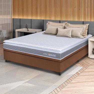 Imagem de Cama Box Baú Durban Espuma D28 Casal 138x188 King House