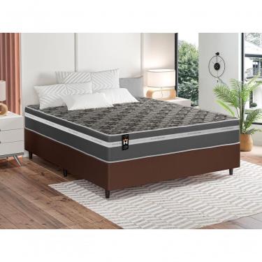 Imagem de Cama Box Espuma Miami Casal 138x188 Cinza King House