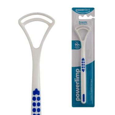 Imagem de Raspador de lingua powerlimp, Azul