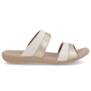 Imagem de Tamanco Slide Feminino Ouro Light Usaflex PA06001, 35